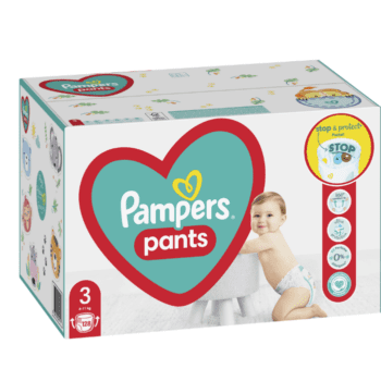 hlape.bg Гащички Pampers Pants Mega Box, 3 (6-11 kg) 128 бр.