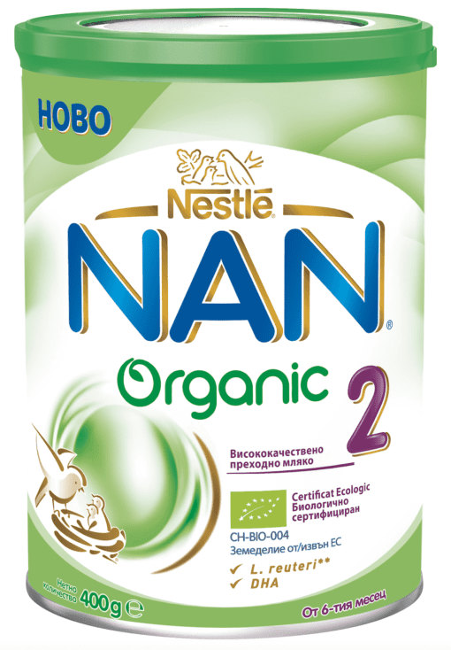 hlape.bg Nestle NAN BIO Organic Адаптирано мляко - 400 gr