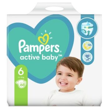 hlape.bg Пелени Pampers - Active Baby 6 ( 13 - 18 kg ) 68 броя