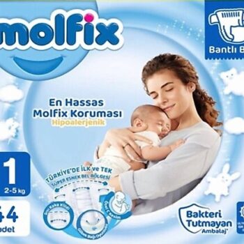 hlape.bg Пелени Molfix 1-(2-5kg.) , 44 бр.