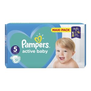 hlape.bg Пелени Pampers Active baby 5 (11-16kg) 50 бр.