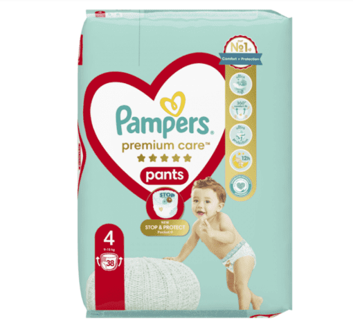 hlape.bg Гащички Pampers Premium Care 4 Pants - ( 9-15 kg ) 38 бр.