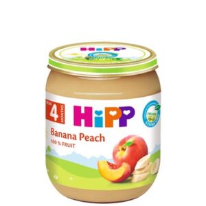 hlape.bg Hipp Био Пюре от Банани и праскови- ( 4м.+) 125 gr.