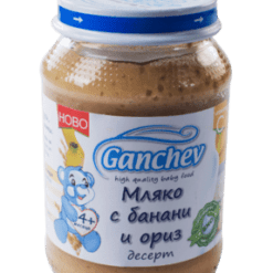 hlape.bg Ganchev Десерт мляко с банани и ориз- (4м.+) 190gr.