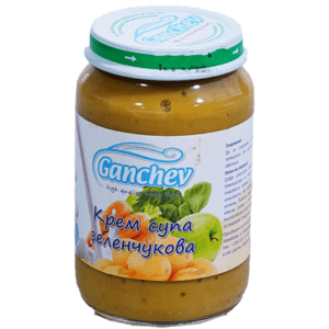 hlape.bg Ganchev Пюре от Зеленчукова крем супа-(12м.+) 190gr.