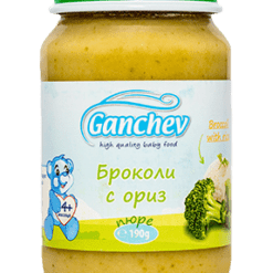 hlape.bg Ganchev Пюре от Броколи с ориз- (4м.+) 190 gr.
