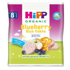 hlape.bg Hipp Blueberry Rice Cakes Био оризови Бисквити с боровинки- (8м.+) 30 gr.