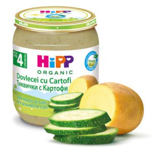 hlape.bg HiPP Био Пюре от Тиквички с картофи- (4м.+) 125 gr.