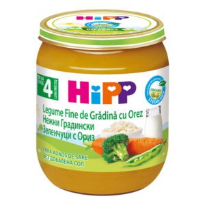 hlape.bg HiPP Био Пюре от Нежни зеленчуци с ориз- ( 4м.+)