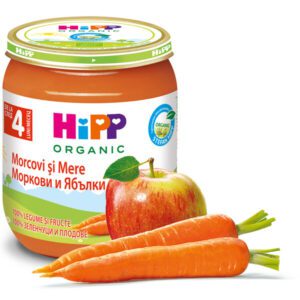 hlape.bg HiPP Био Пюре от Моркови с ябълки - (4м.+ ) 125 gr.