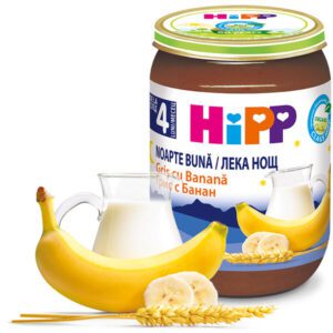 hlape.bg HiPP Био каша Лека нощ Грис с банан- ( 4м.+) 190 gr.