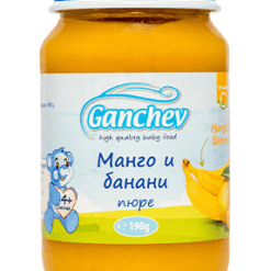 hlape.bg Ganchev Пюре Манго и банани- (4м.+) 190gr.