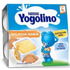 hlape.bg Nestle Yogolino Млечен десерт с Бисквита- (6м.+) 4 броя x 100 gr