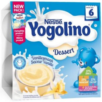 hlape.bg Nestle Yogolino Млечен десерт Ванилия- (6м.+) 4 броя x 100gr