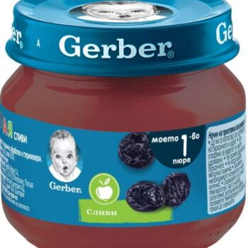 hlape.bg Nestlé GERBER Плодово Пюре от Сливи - (6м.+) 80 gr