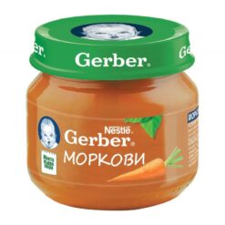 hlape.bg Nestlé GERBER Пюре от Моркови- (6м+) 80gr