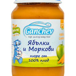 hlape.bg Ganchev Пюре ябълки и моркови - (4м.+) 190 gr.