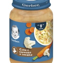 hlape.bg Nestlé Gerber Ястие супа - пюре с карфиол и заешко- (9м.+) 190 gr