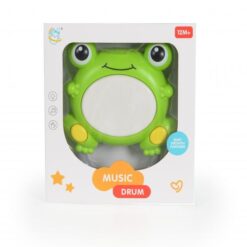 hlape.bg бебешка играчка детско барабанче жаба