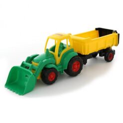 hlape.bg детски трактор с ремарке и лопата