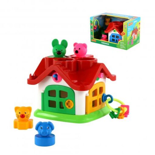 hlape.bg Polesie Toys къща сортер 12 м +