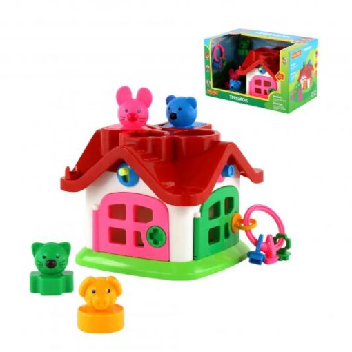 hlape.bg Polesie Toys къща сортер 12 м +