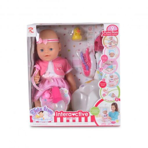 hlape.bg детска кукла с боди -пишкаща и плачеща