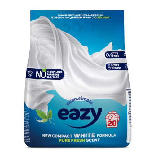 Eazy Прах за пране на бели тъкани White hlape.bg
